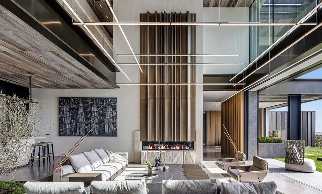 BRASS WAVE WALL
